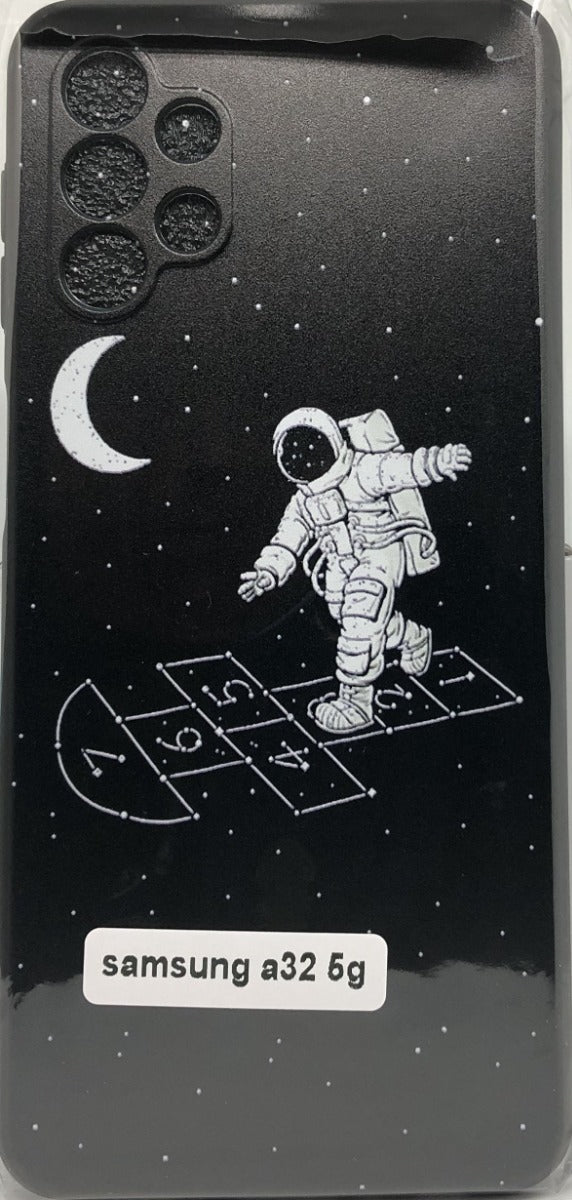 Samsung A32 5g - Carcasa Silicona - Astronauta