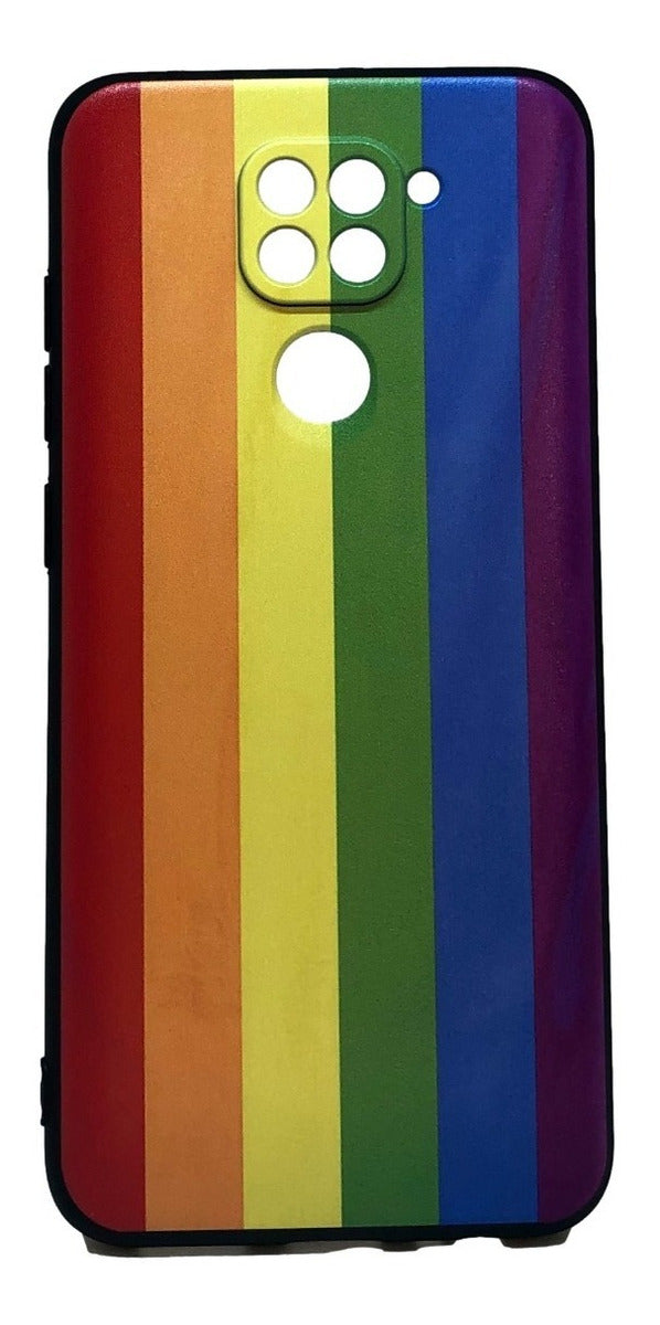 Para Xiaomi Redmi Note 9 - Carcasa Silicona - Arcoiris